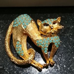 Vintage cat pin from Paris